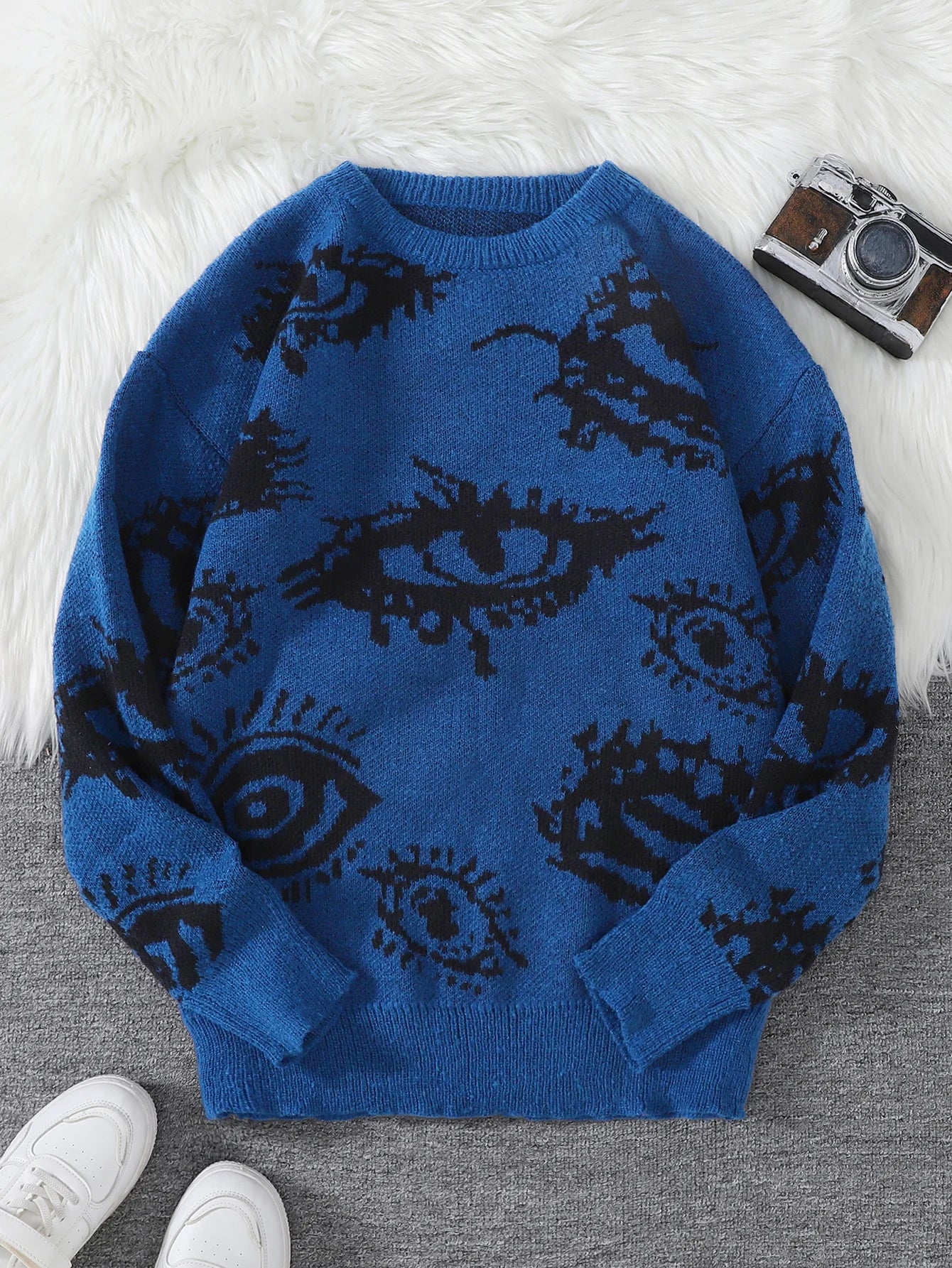 Eye Knitted Sweater