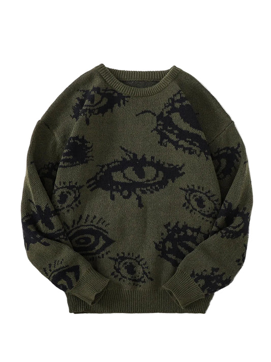 Eye Knitted Sweater