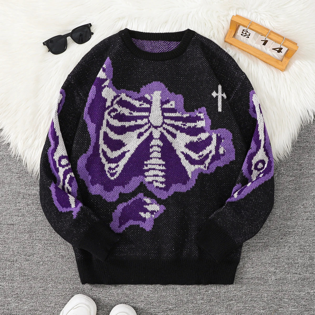 Bone Butterfly Sweater