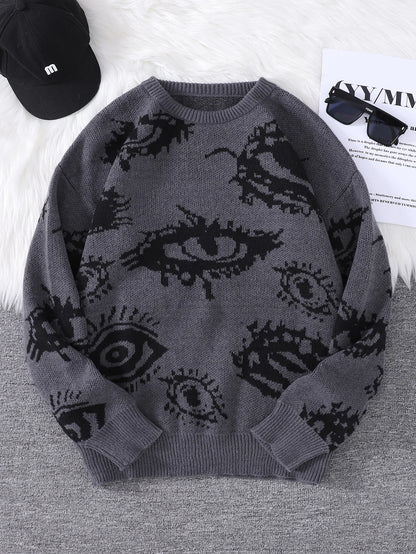 Eye Knitted Sweater