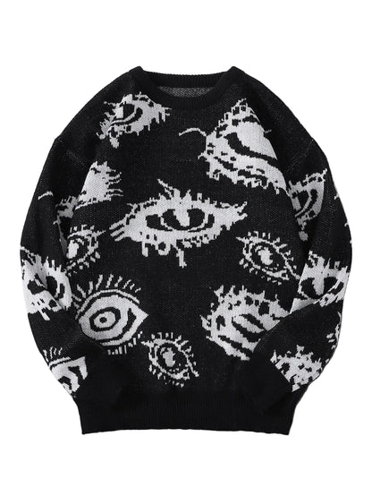 Eye Knitted Sweater
