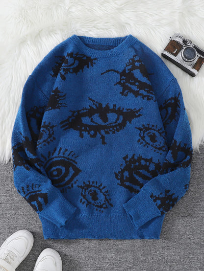 Eye Knitted Sweater